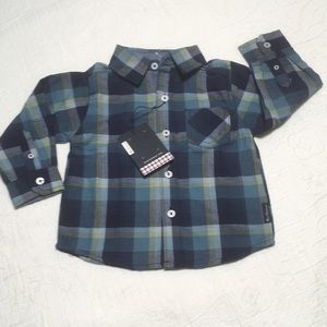 12m (4/$20) Ben Sherman Plaid Shirt